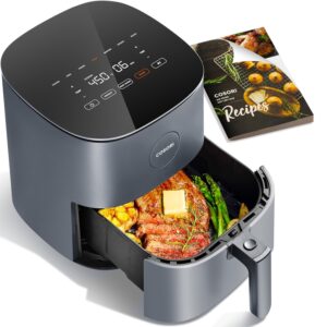 COSORI CAF-L501 4.7L Air Fryer 1500W with 9 Preset Menus & Digital Touch Panel (Black)